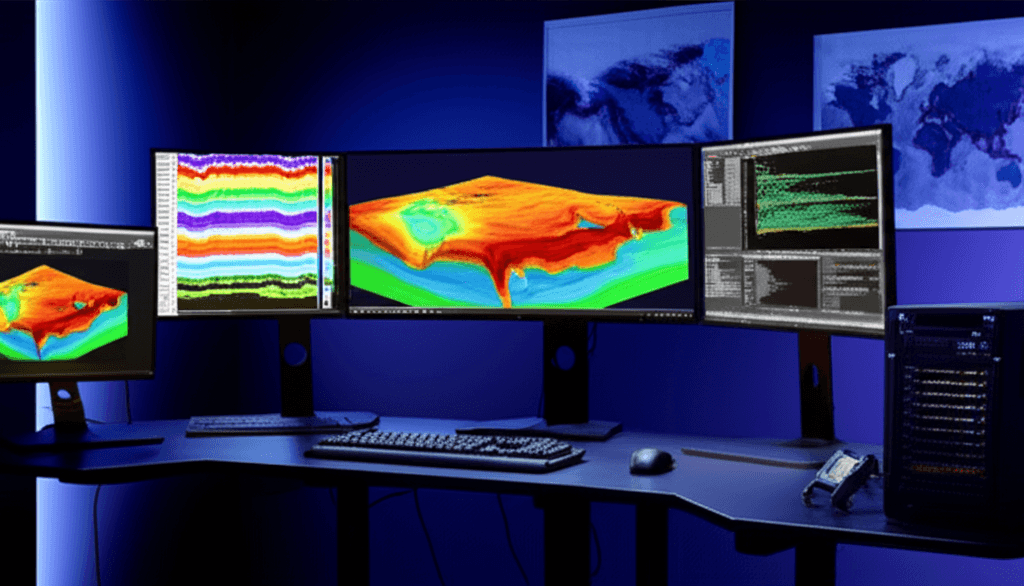 Technical geological modeling workstation