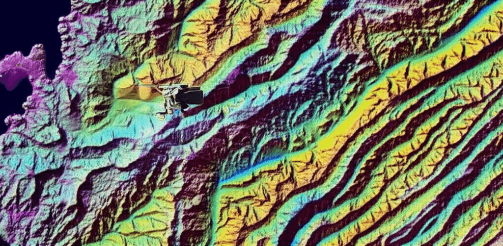 Hyperspectral geological mapping view